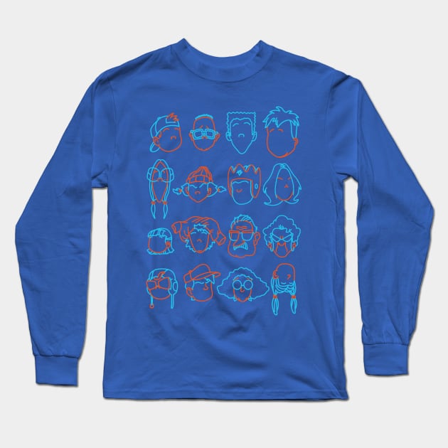 The Gang is Here Long Sleeve T-Shirt by CoDDesigns